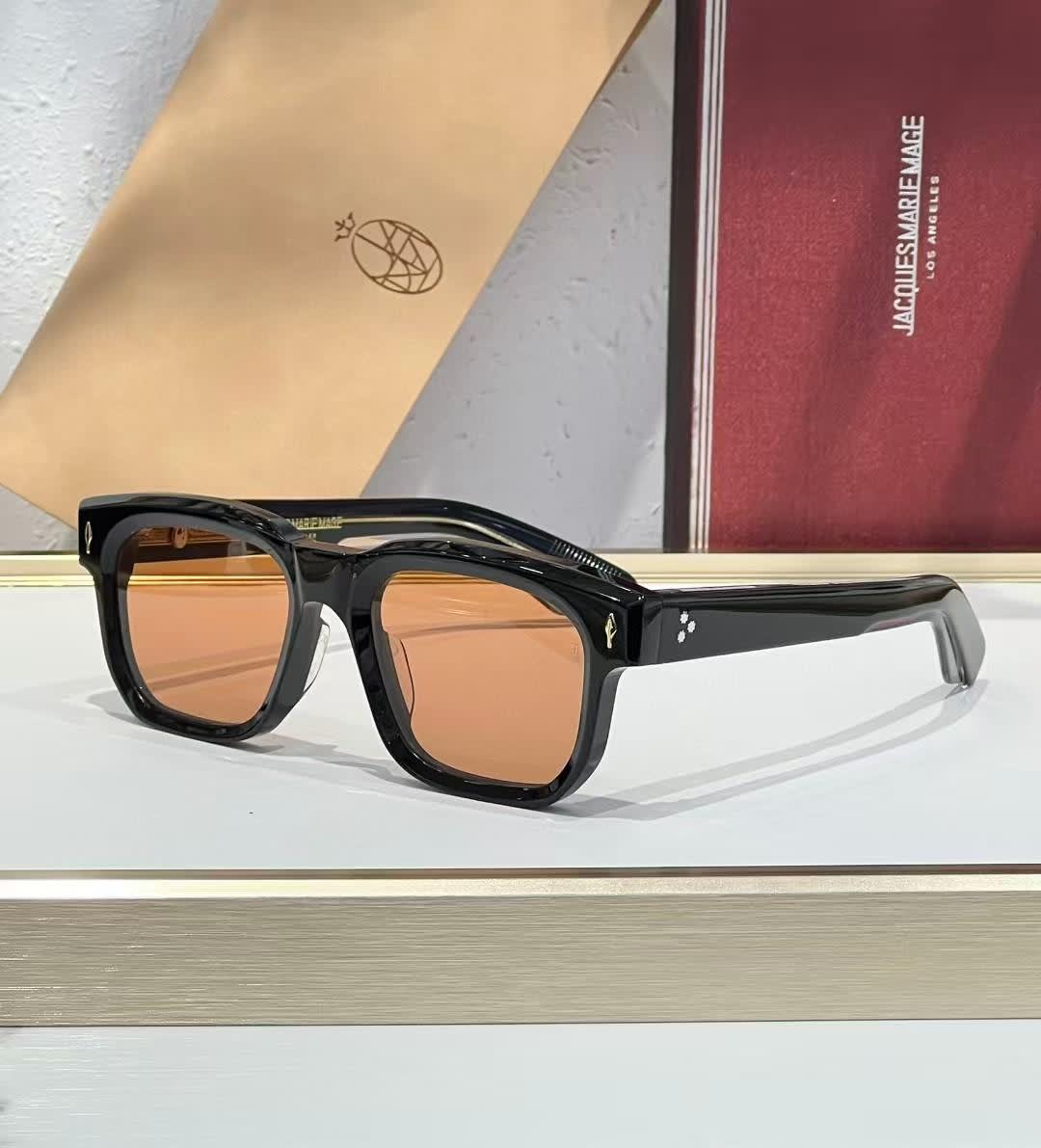 Jacques Marie Mage Brown & Black Luxury Sunglasses-0