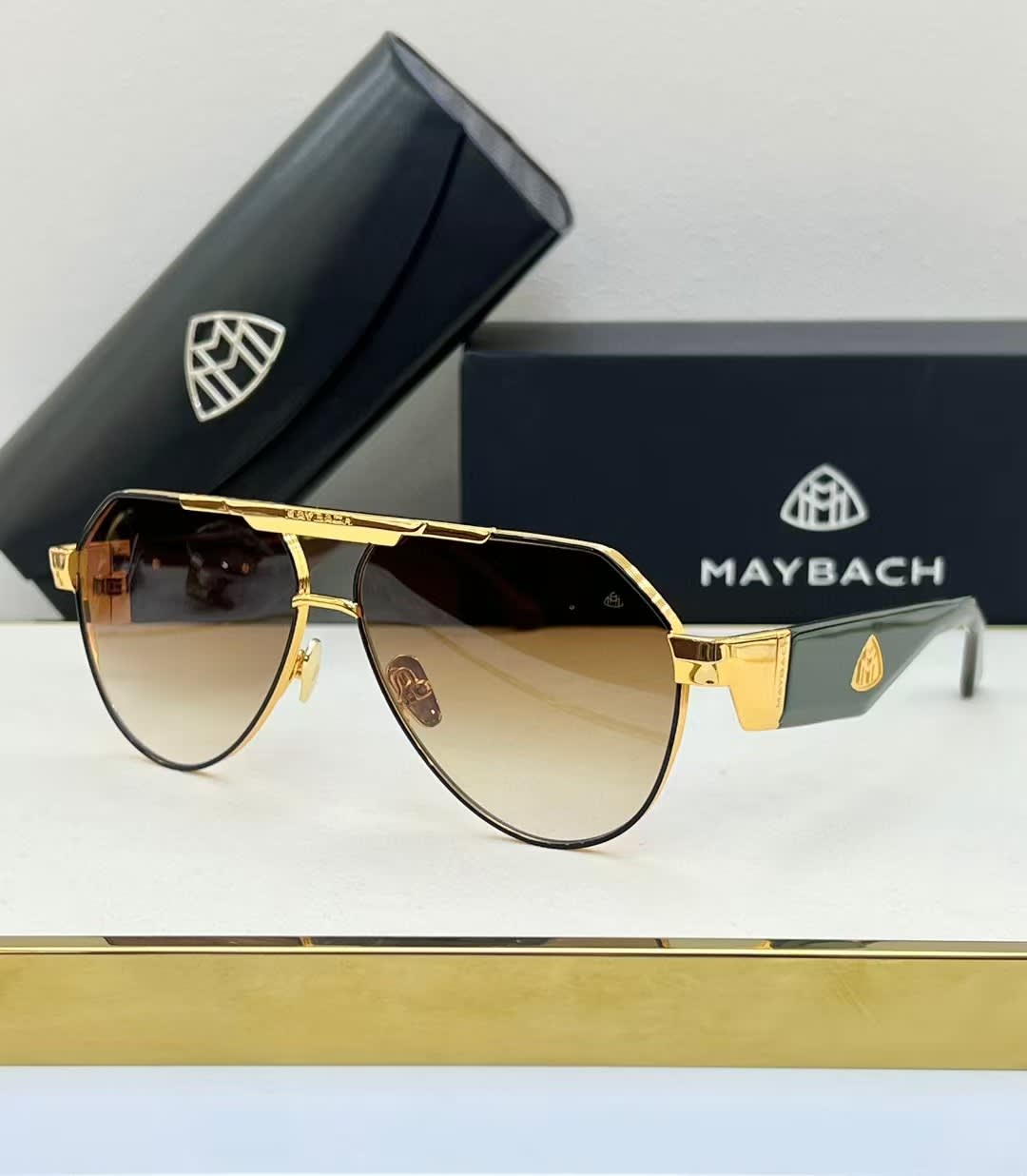 Maybach Brown Luxury Sunglasses-0