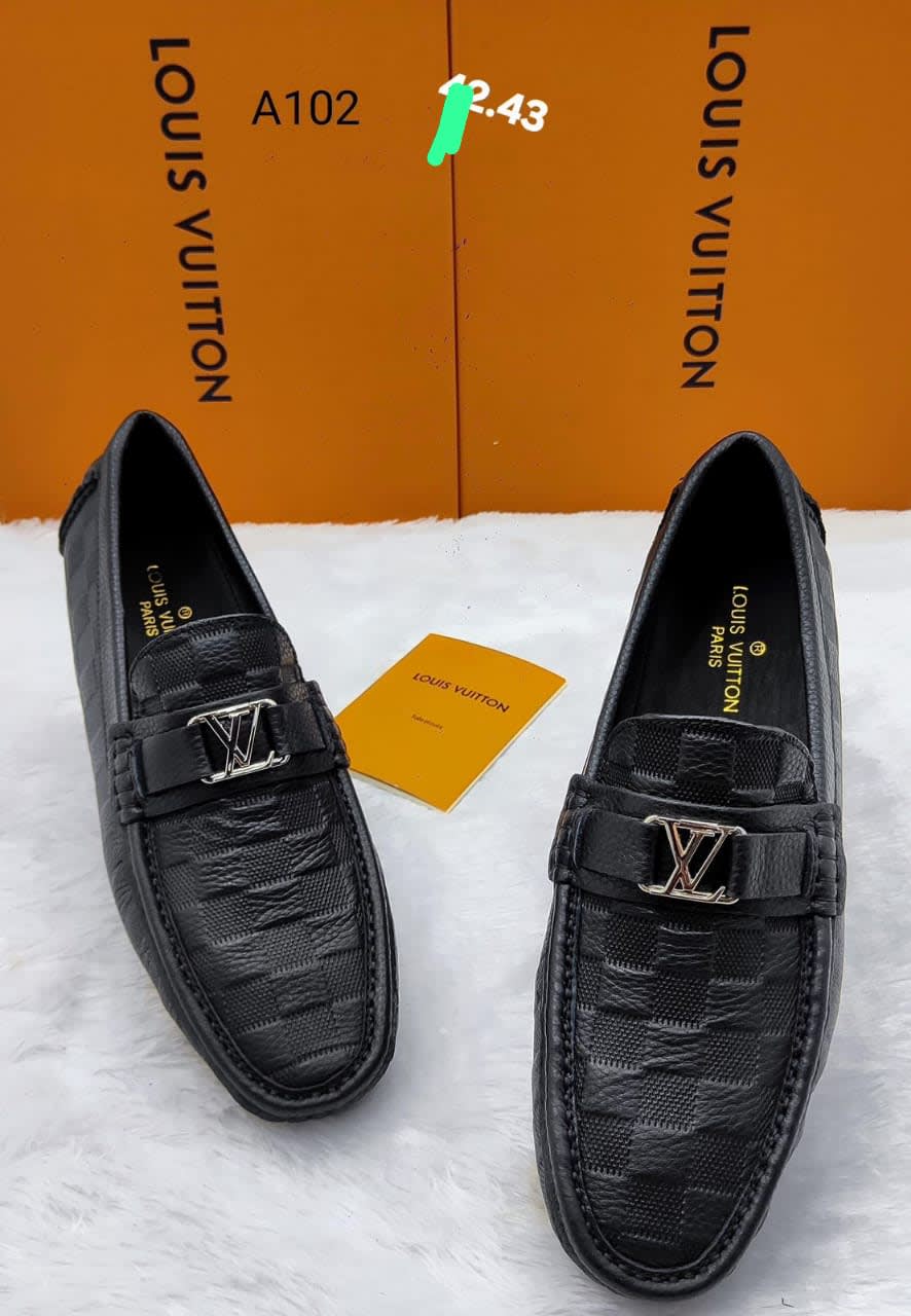 Louis Vuitton Hockenheim Moccasin Black Loafers-0