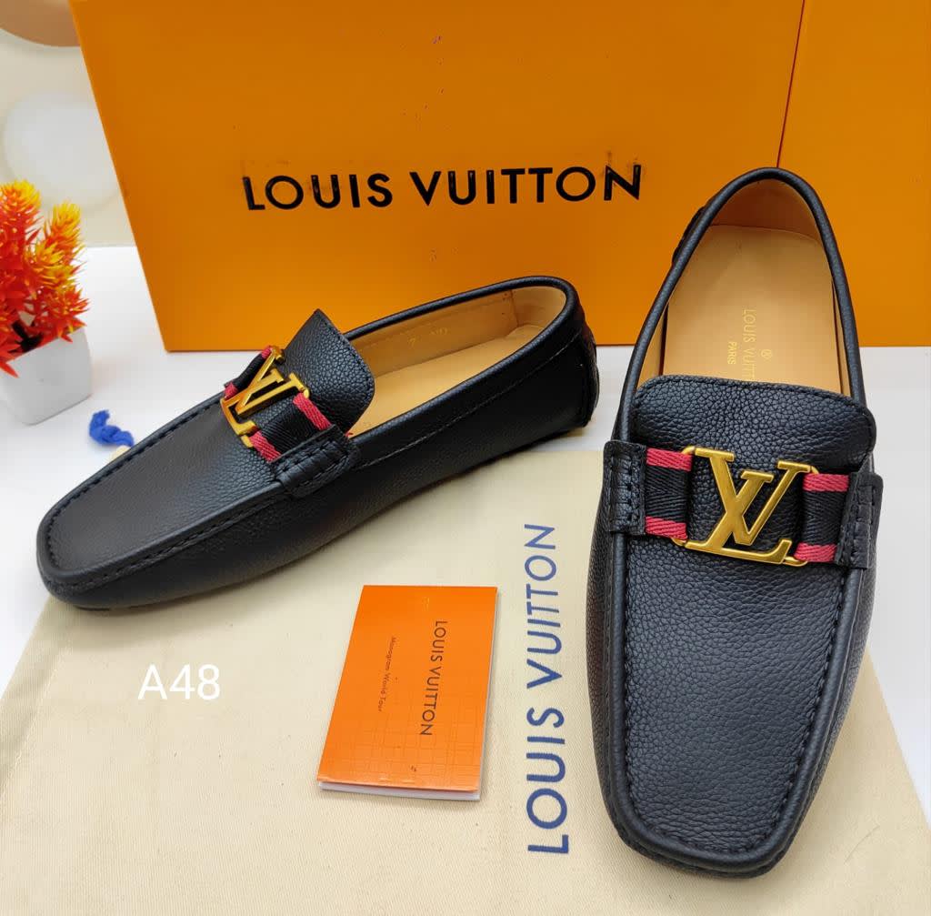 Louis Vuitton Hockenheim Moccasin Black Loafers-0