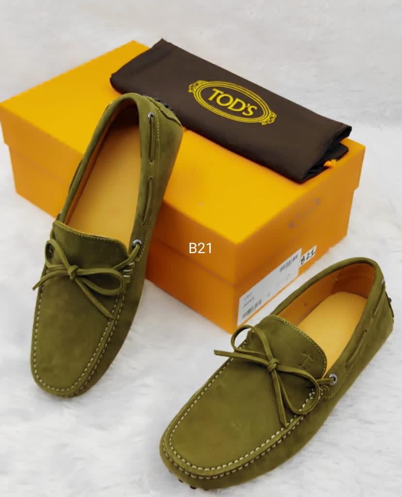 TOD'S Green Premium Quality Loafers-0