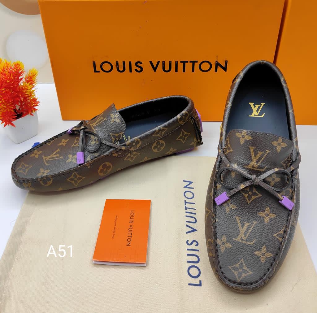 Louis Vuitton Hockenheim Moccasin Brown Loafers-0
