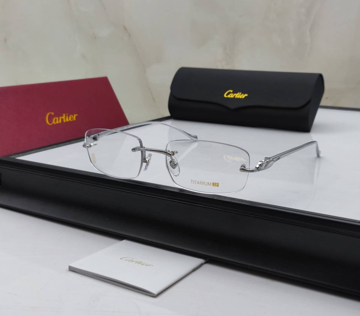 Cartier Silver Luxury Sunglasses-0