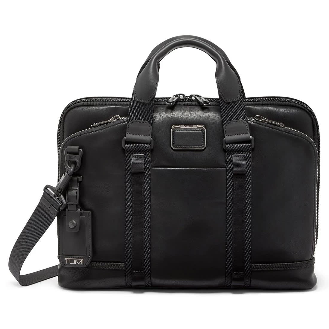 Tumi Aviano Slim Briefcase Black Bag-0