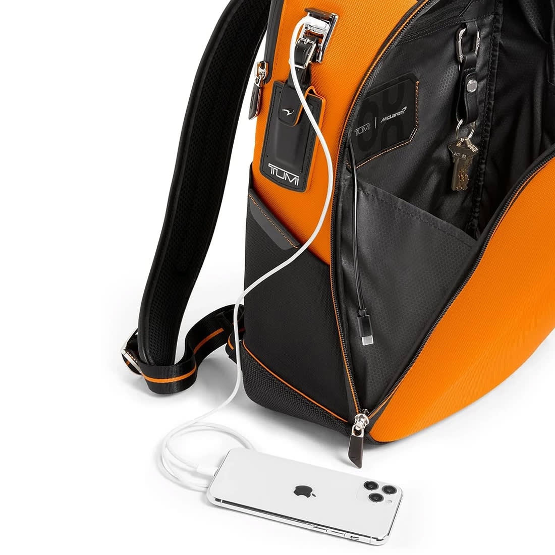 Tumi Mclaren Velocity Orange Backpack-1