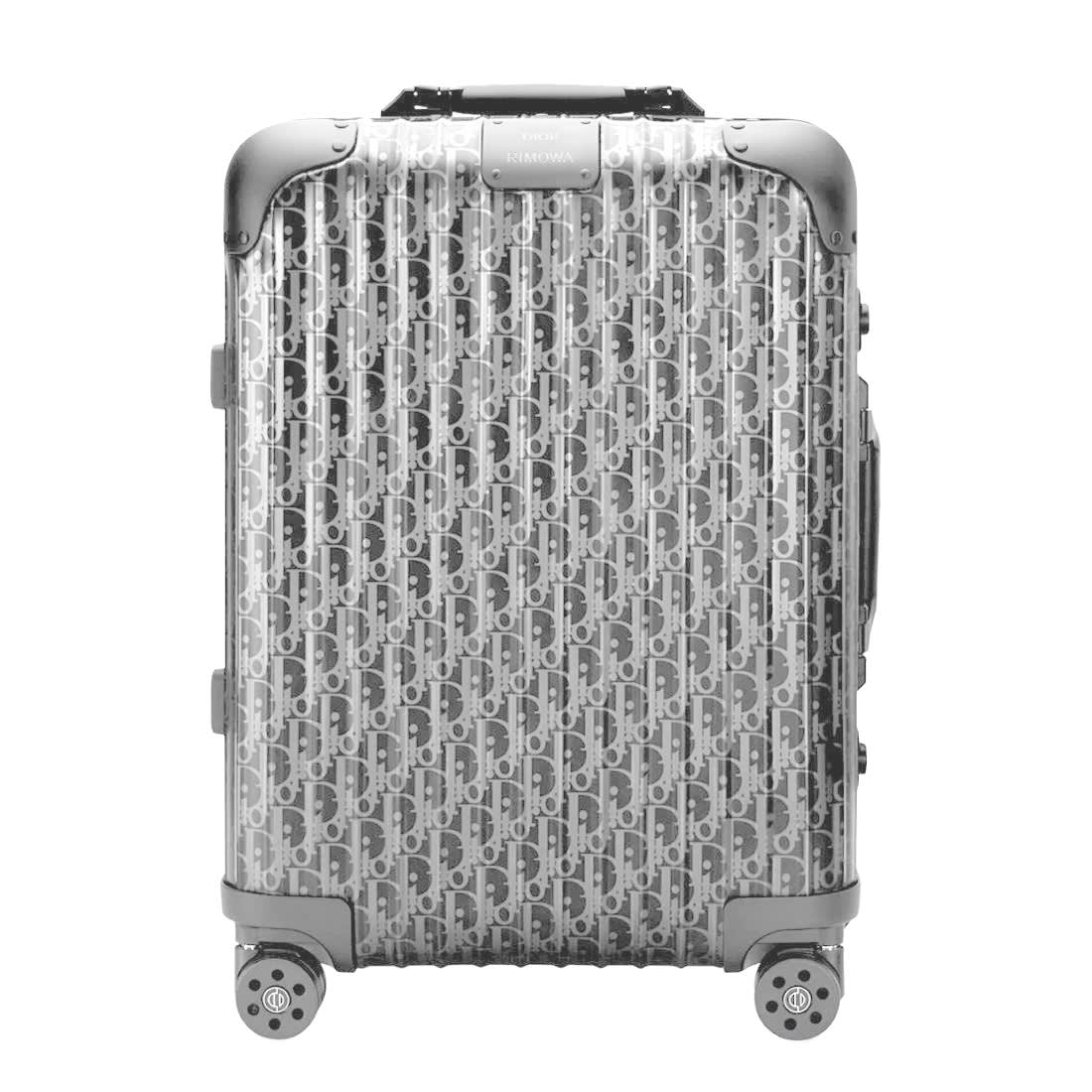 Dior & Rimowa dark Grey Premium Cabin Trolley Bag-0