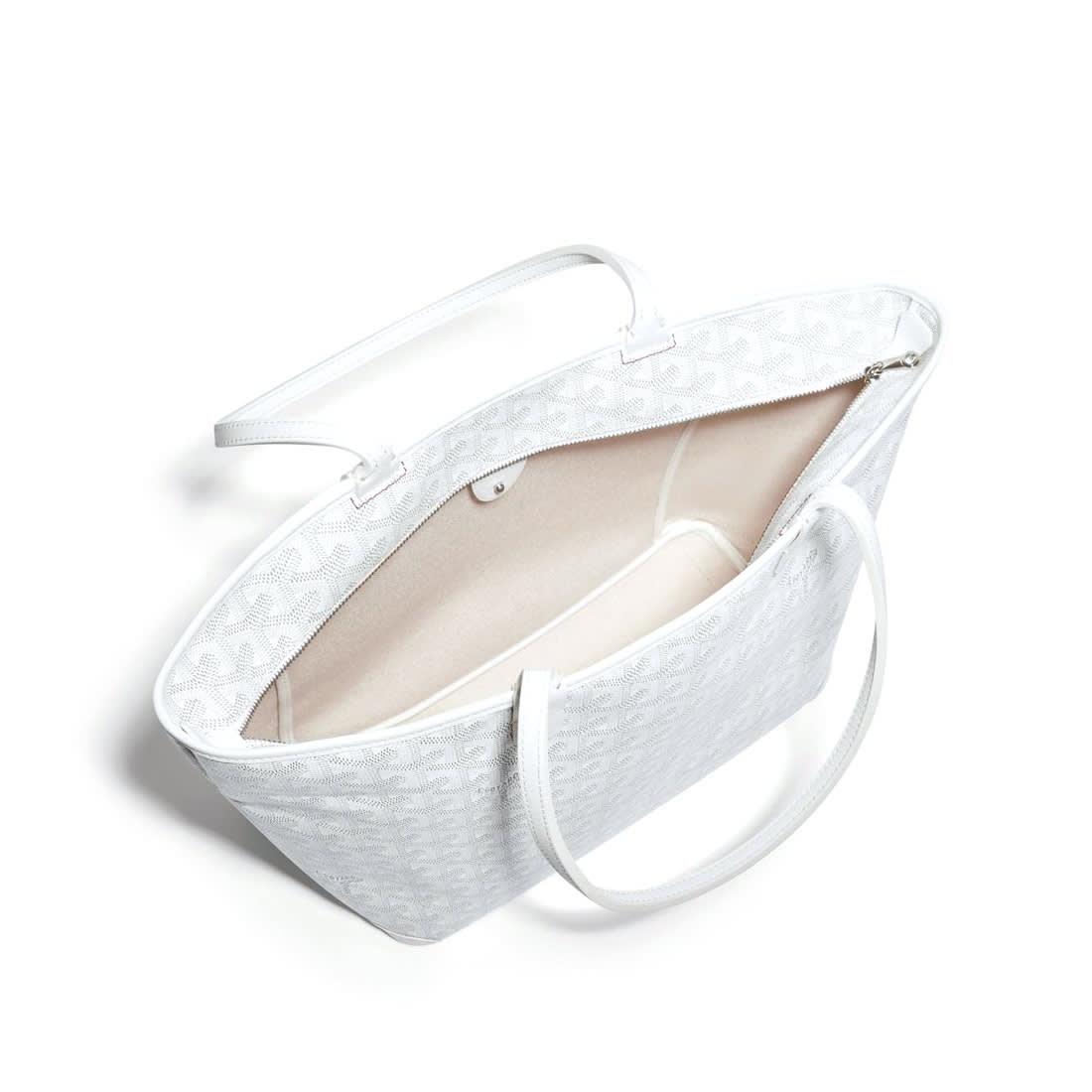 Goyard Artois PM White Handbag-2