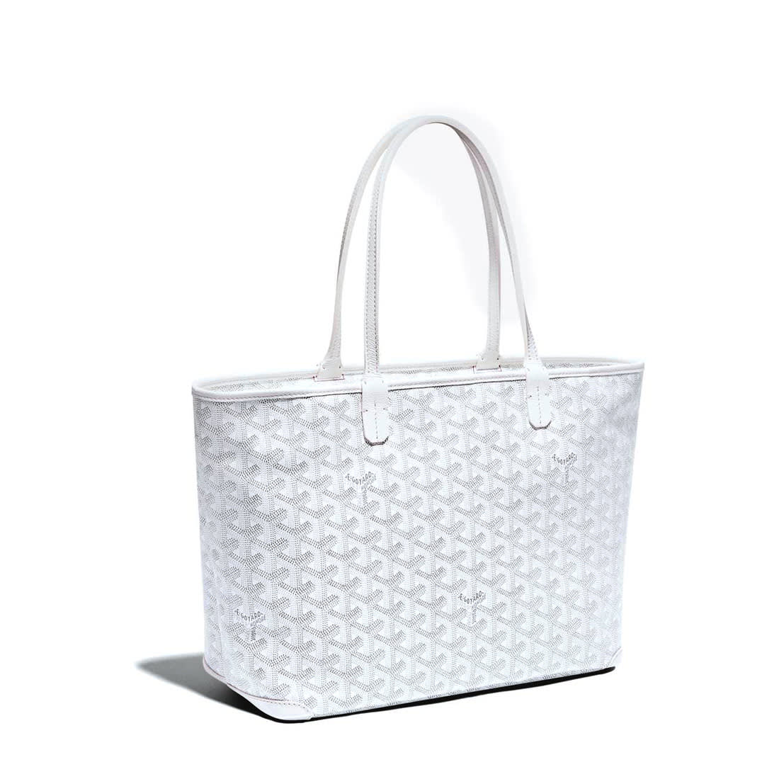 Goyard Artois PM White Handbag-1