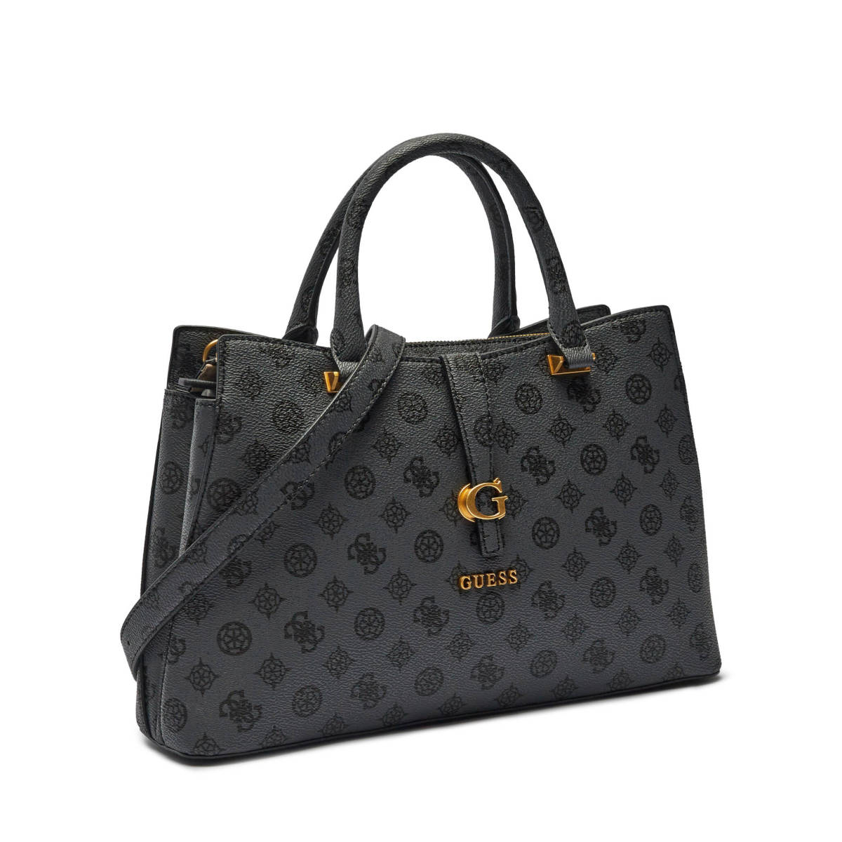 Guess Noelle Charcoal Shoulder Bag-2