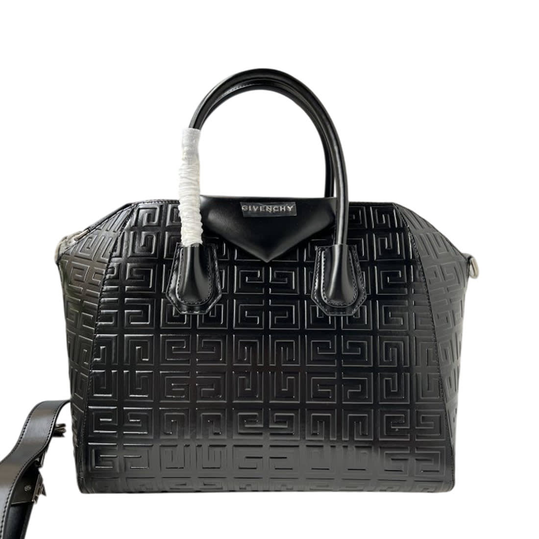 Givenchy Mini Antigona bag in 4G embroidered canvas-0