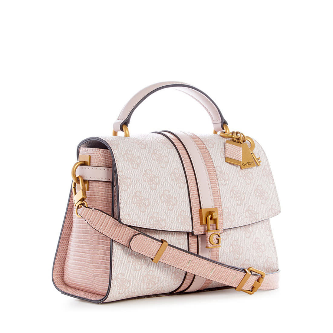 Guess Womens Kasinta Top Handle Flap Handbag-2