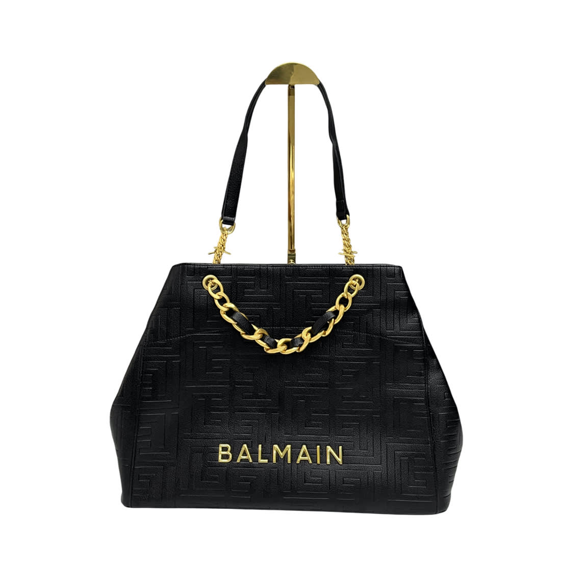 Balmain Premium Black Tote Bags-0