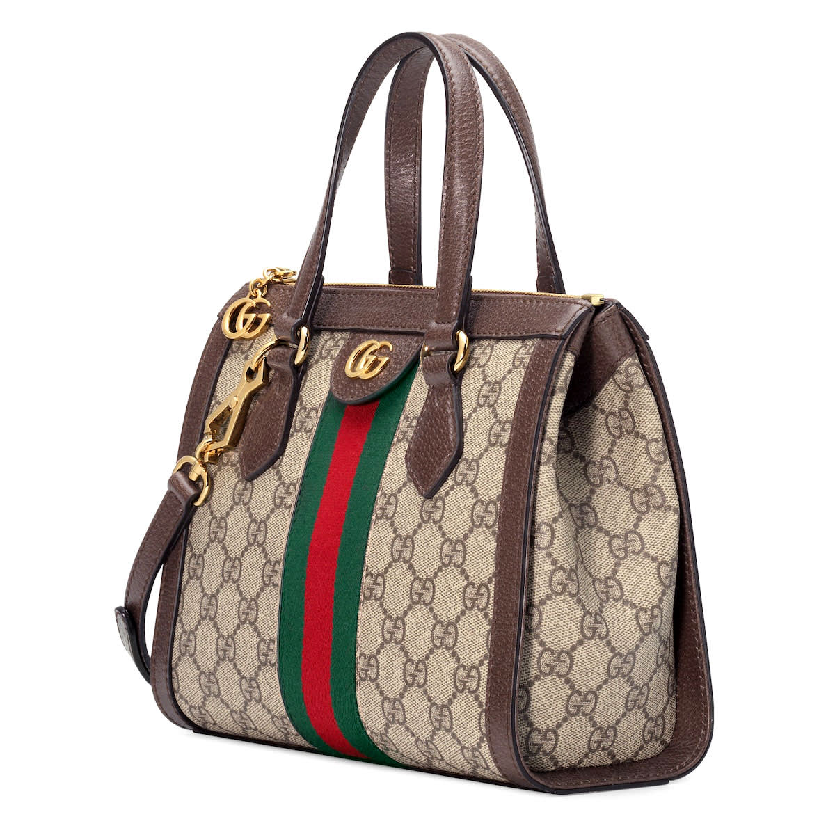 Gucci Ophidia Brown Large Tote Bag-1
