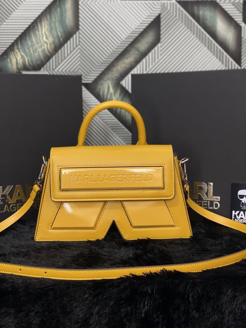 Karl Lagerfeld Ikon K Small Leather Crossbody Bag-0