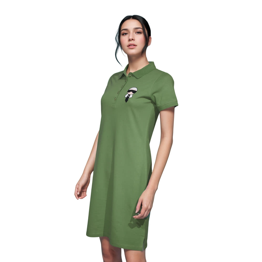 Karl Lagerfeld Green Premium Quality Dress-0