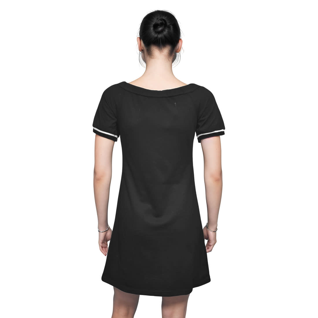 Celine Black Premium Quality Mini Polo Dress-2