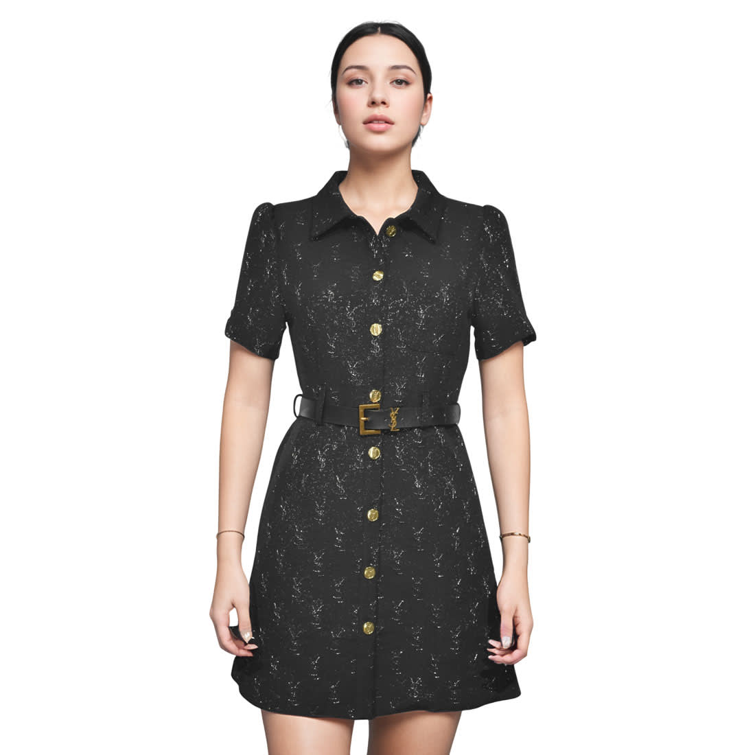 YSL Black Premium Quality Dress-1