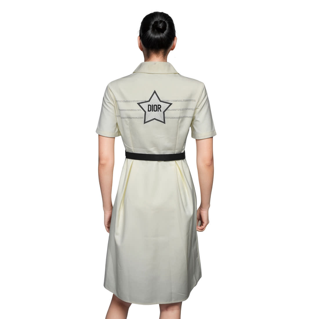 Dior Cream Premium Quality Dress-2