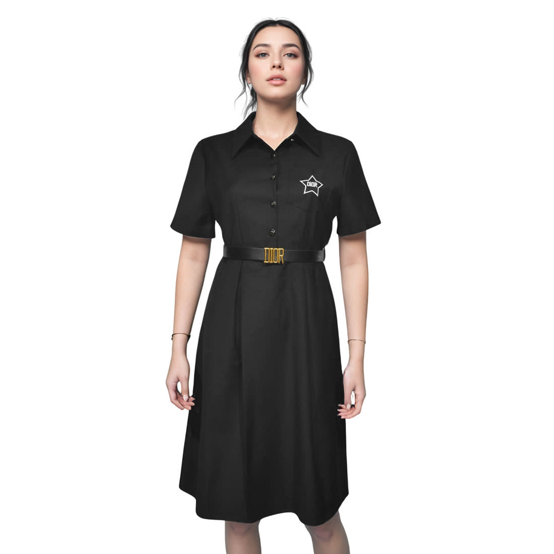 Dior Black Premium Quality Dress-1