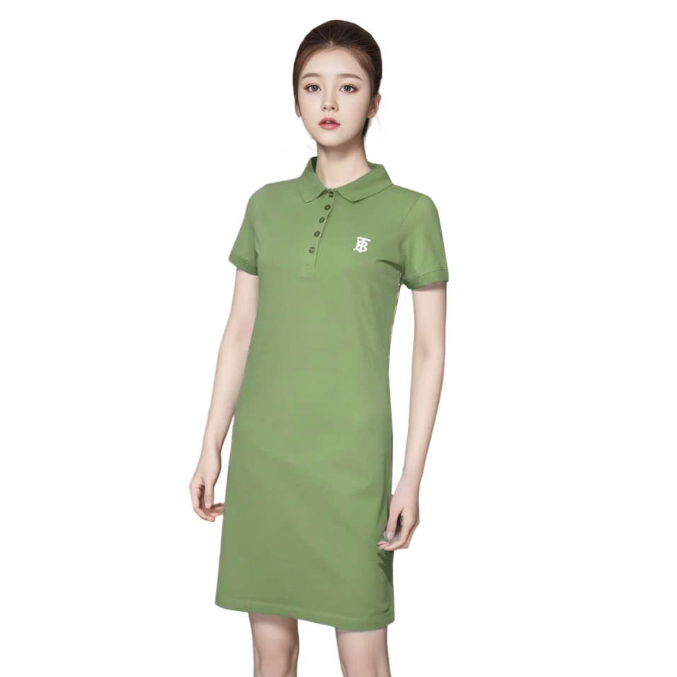 Burberry Green Premium Quality Dress-0