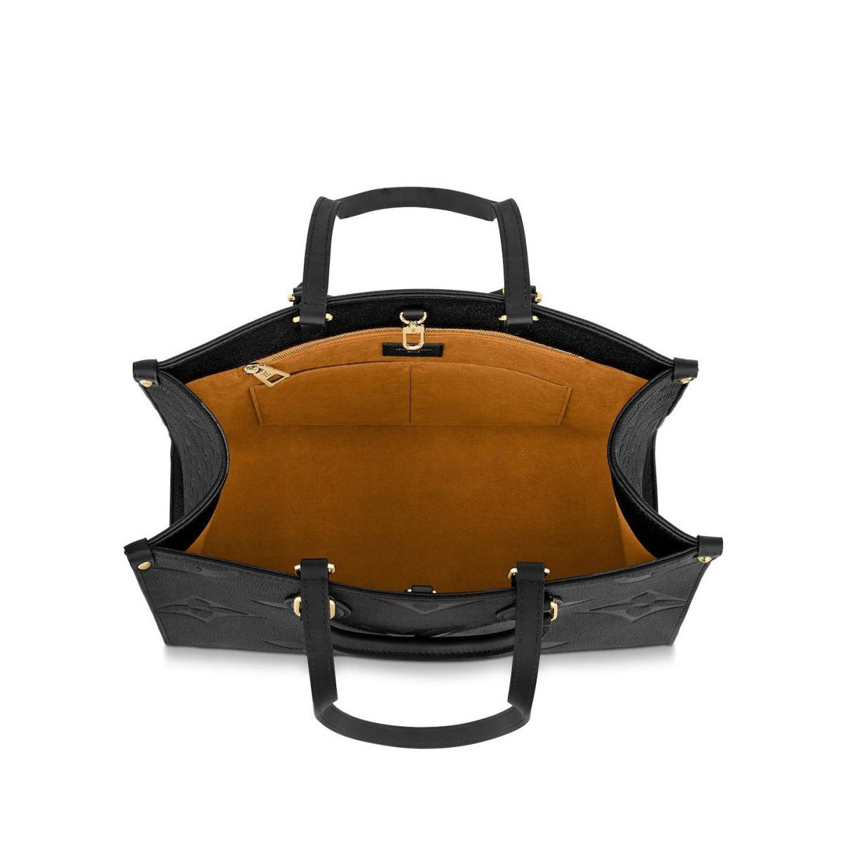 Louis Vuitton Onthego MM Black Tote Bag-3