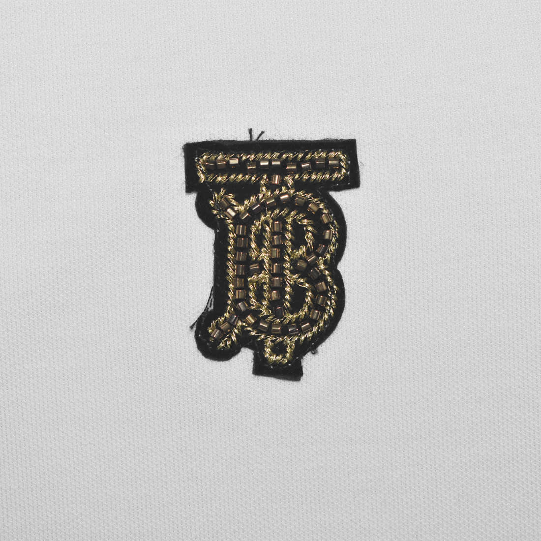 Burberry White Premium Quality Cotton T-shirt-3