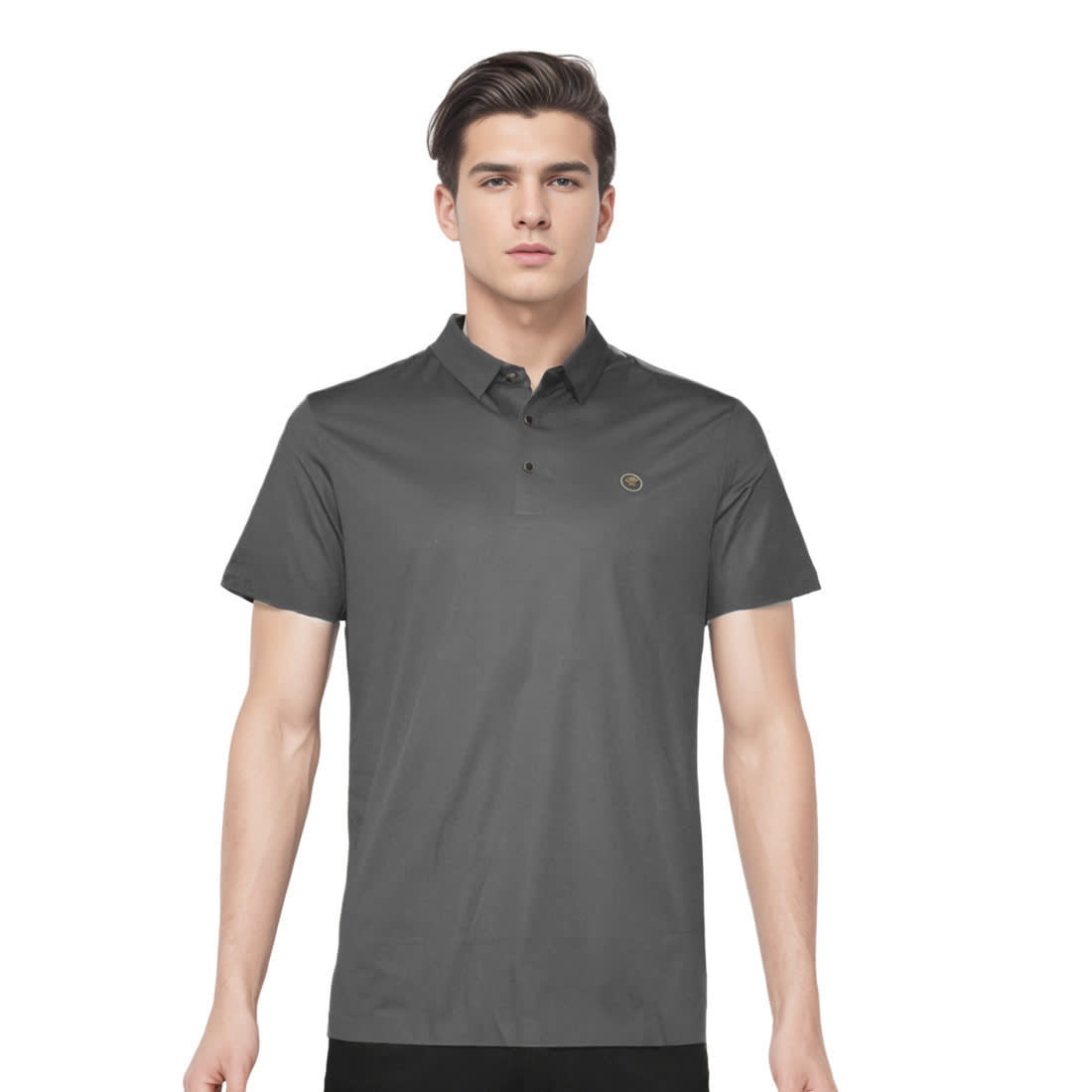 Versace Grey Premium Quality Polo T-shirt-0