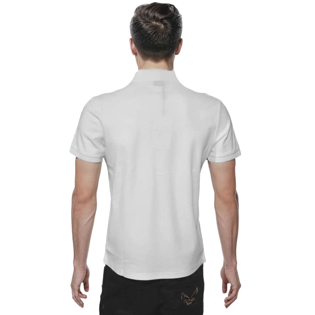 Ferragamo Embroidered logo White Premium T-shirt-1