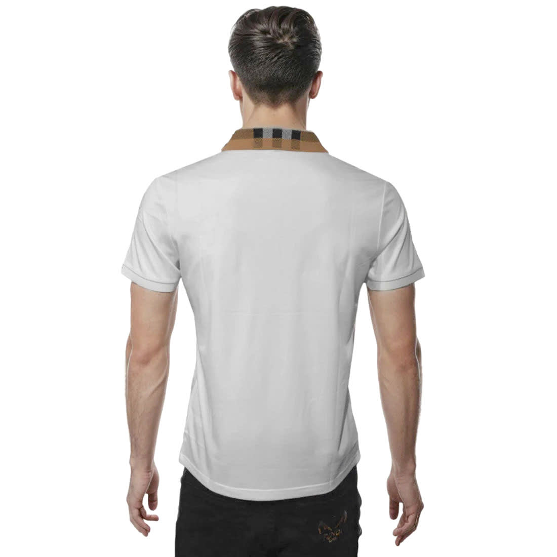 Burberry TB Embossed Logo White Premium T-shirt-1