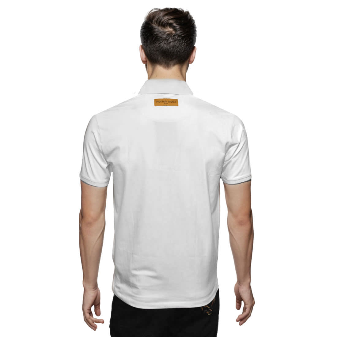 Louis Vuitton White Premium Quality T-shirt-1