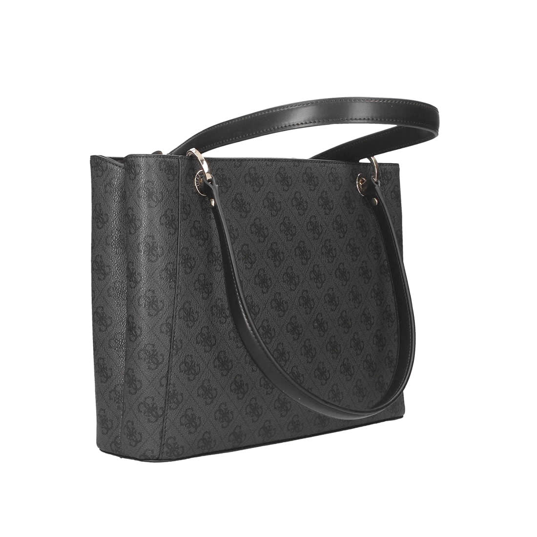 Guess Noelle Charcoal Shoulder Bag-4