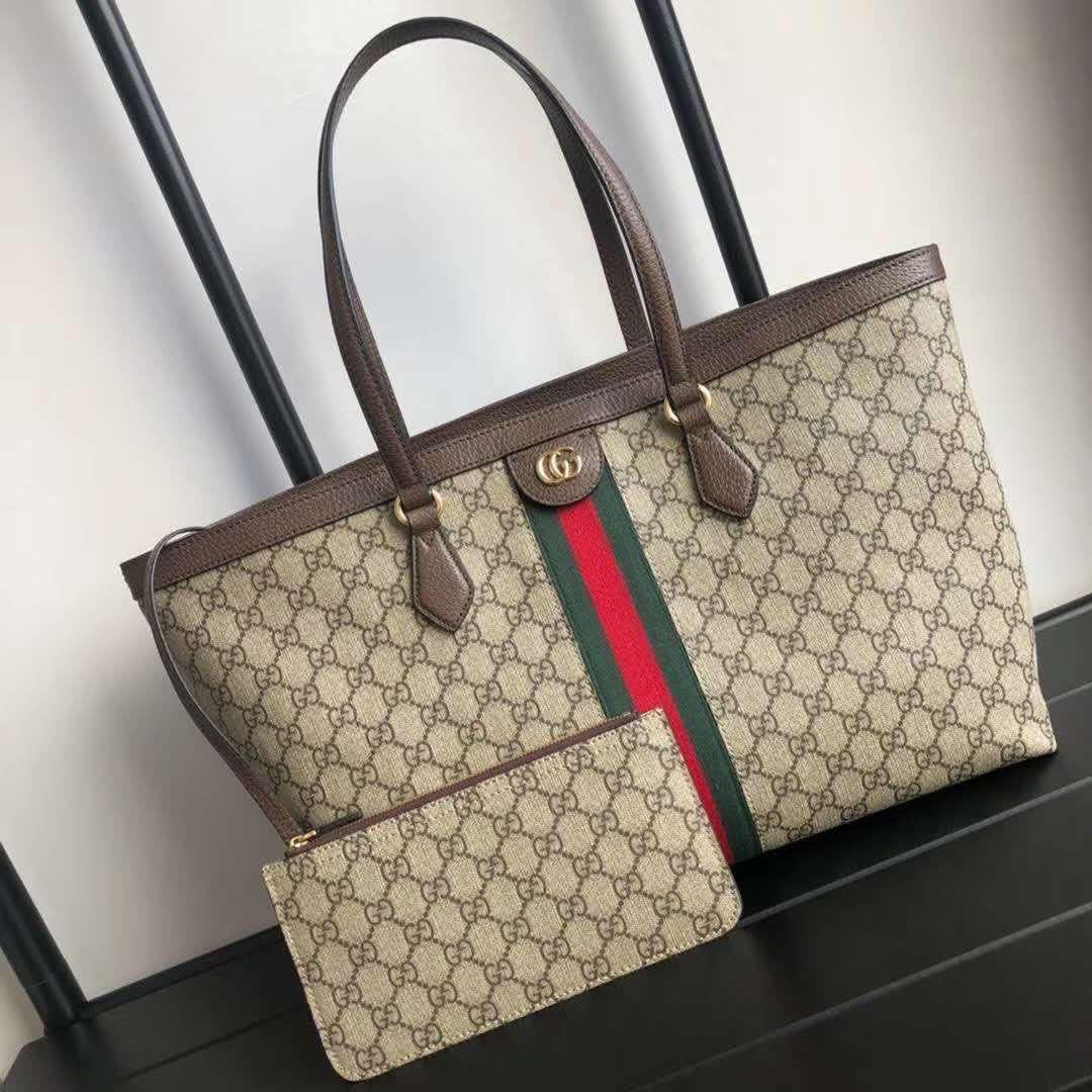Gucci Ophidia Boat Beige Tote bag-0