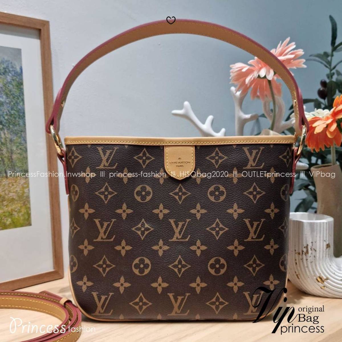 Louis Vuitton Micro Dauphine Brown Handbag-0
