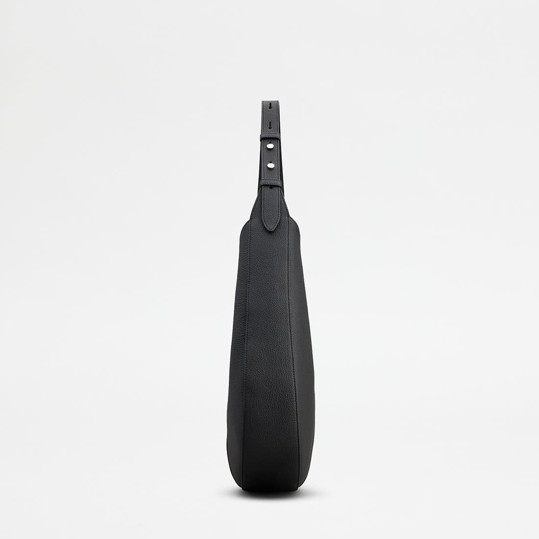 Tod's Di Leather Small Black Hobo Bag-1