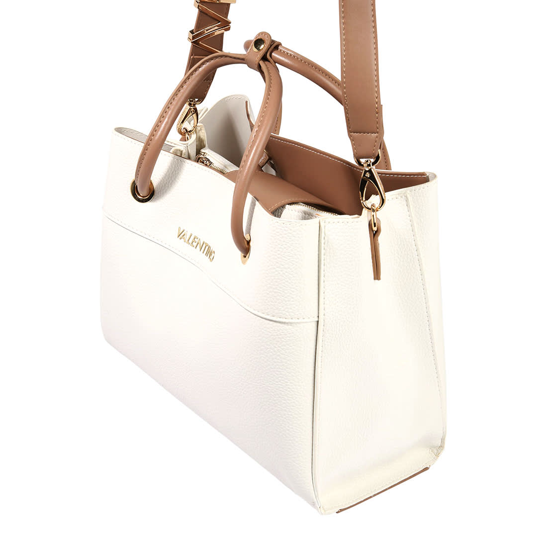 Valentino Alexia White Handbag-1