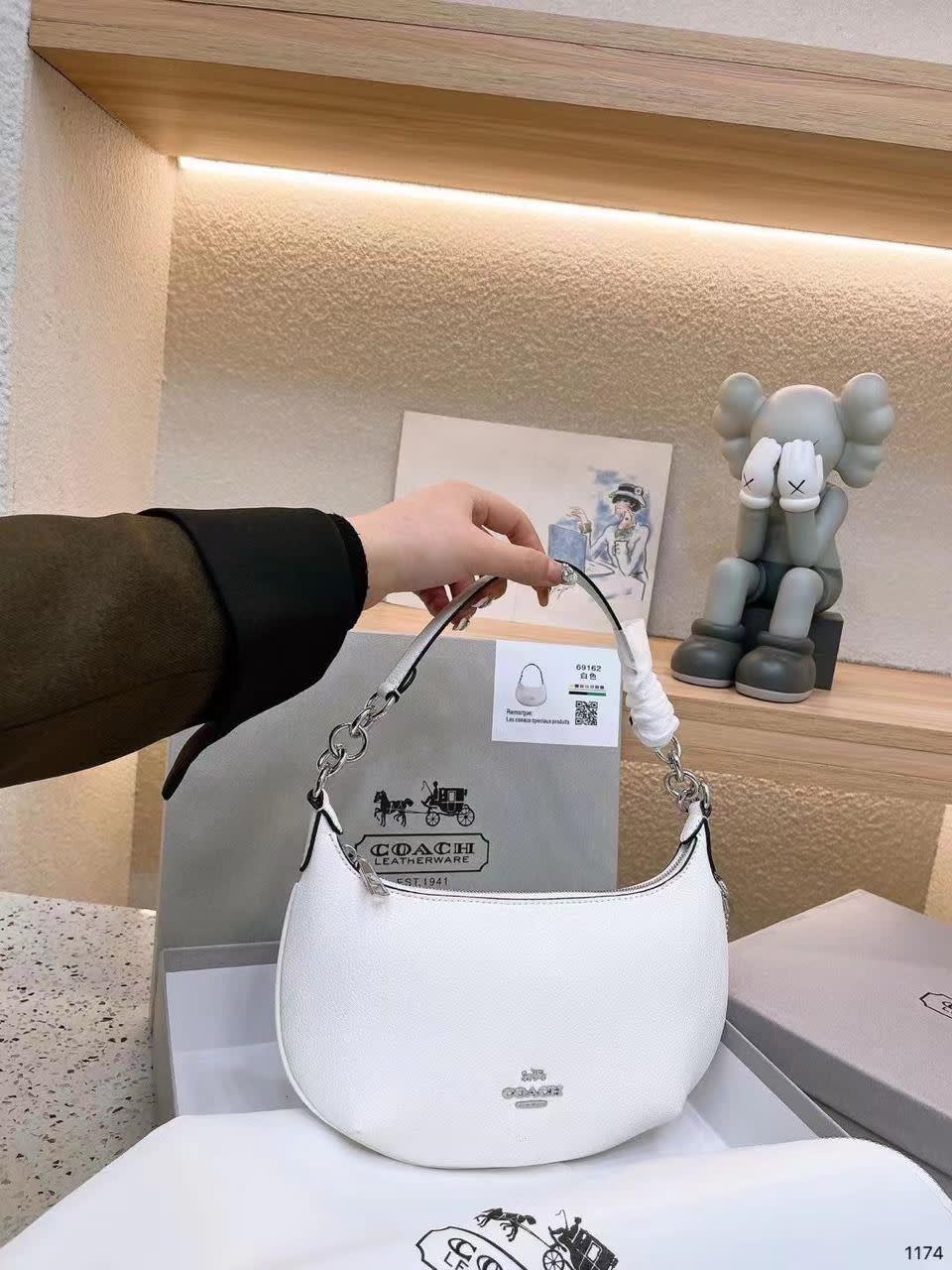 Coach Mini Payton White Bag-0