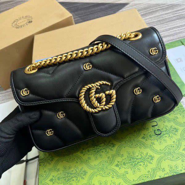 Gucci Marmont GG Series Black Women Bag-0