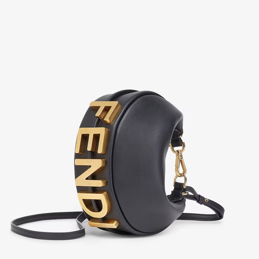 Fendi Fendigraphy Mini Black leather mini-bag-1