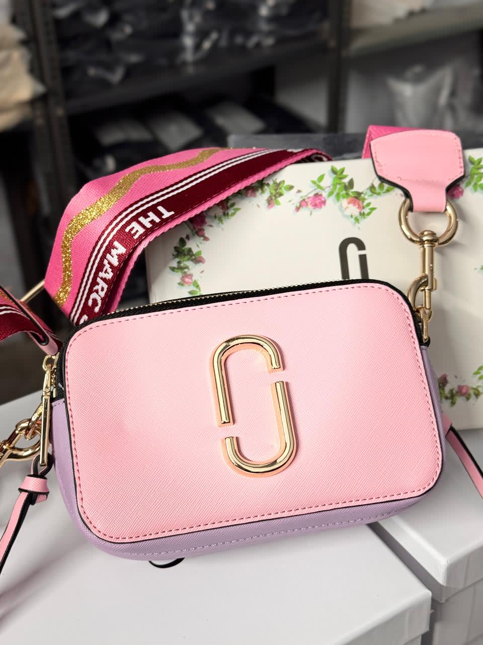 Marc Jacob Snapshot Pink Crossbody Bag-0
