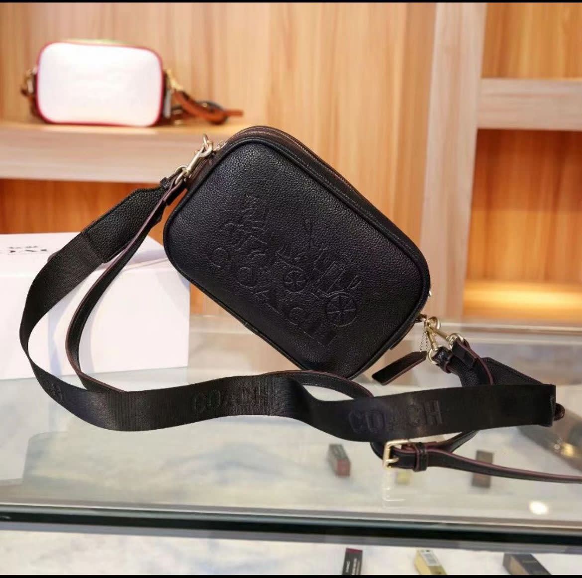 Coach Premium Black Crossbody Bag-0