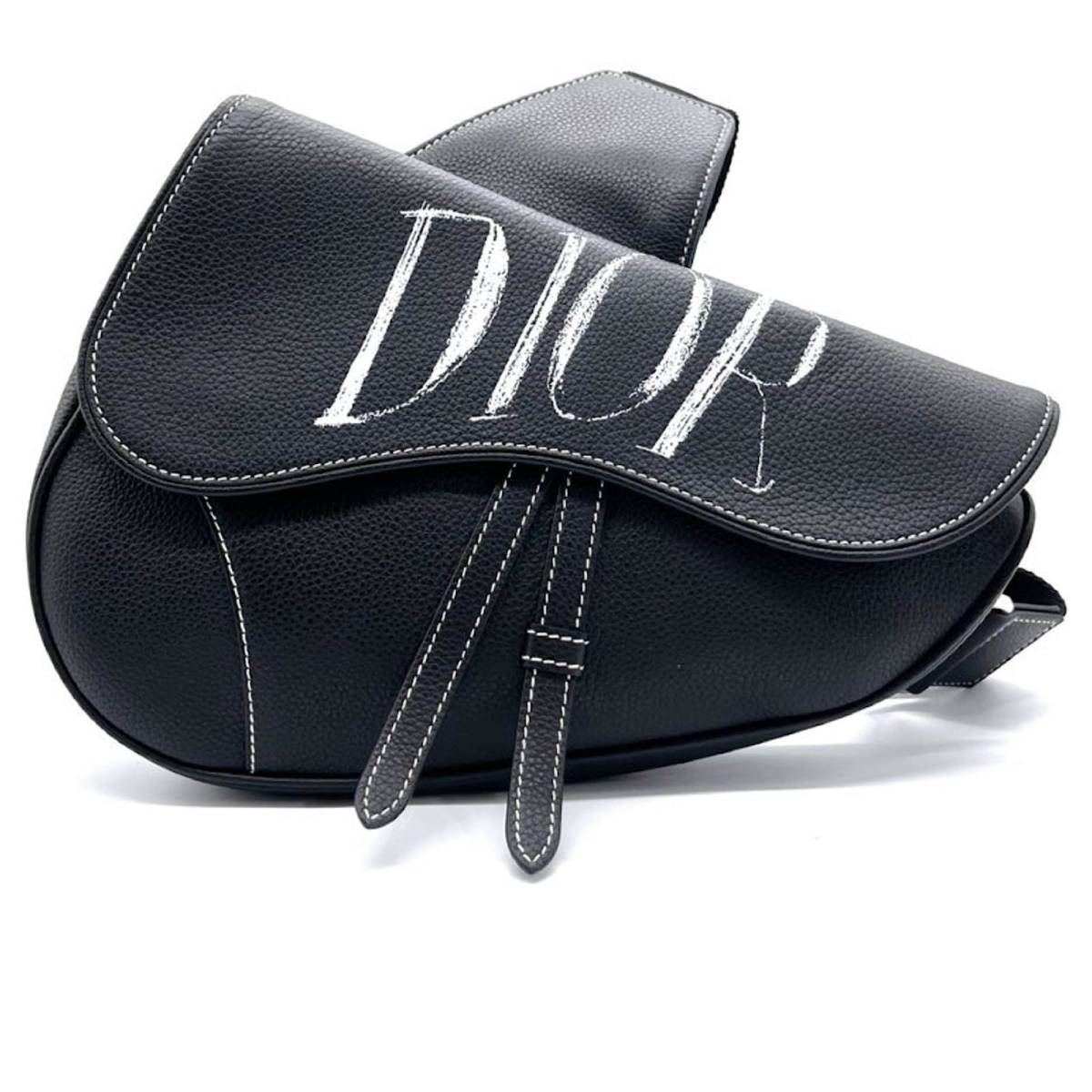 Dior Black Premium Saddle Bag-0