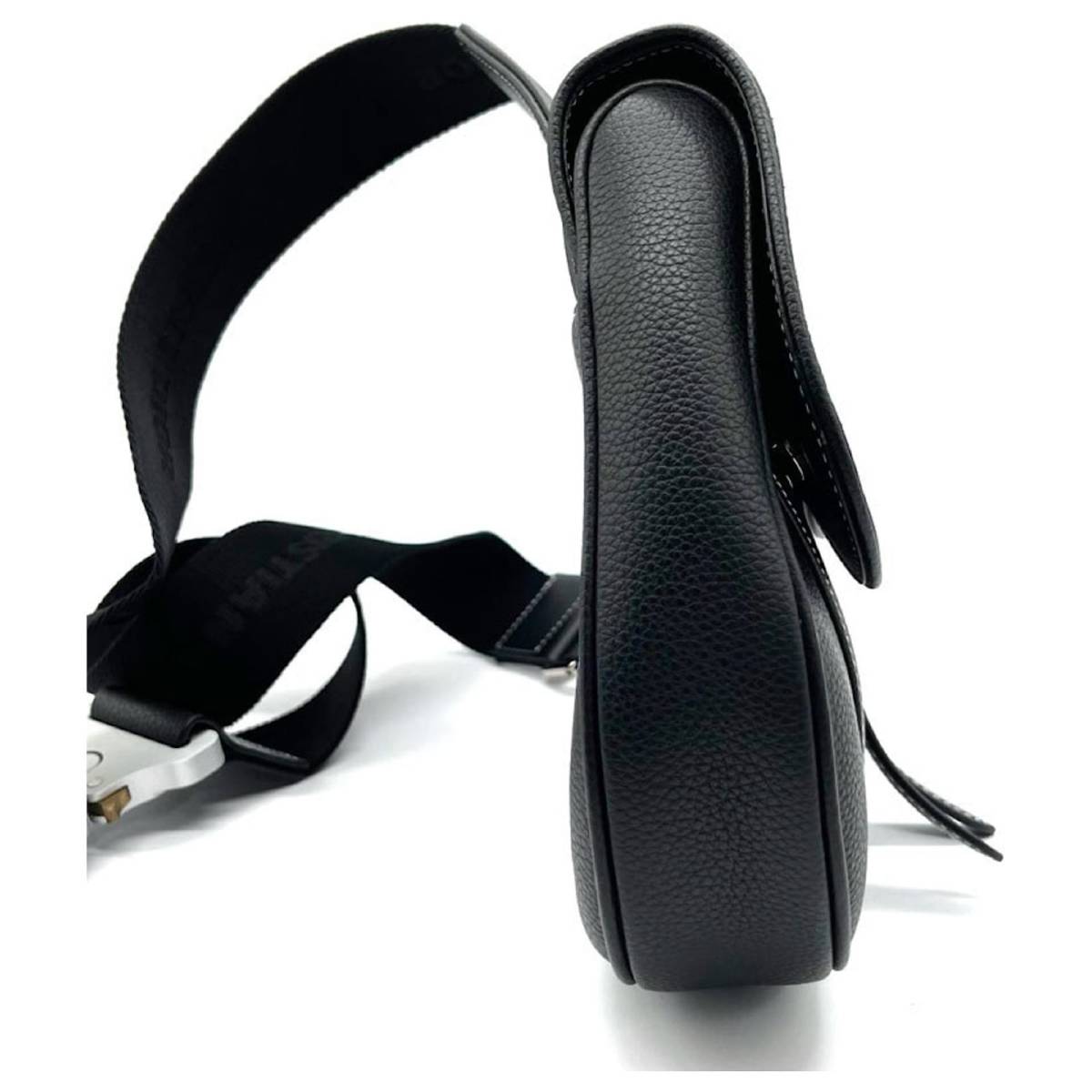 Dior Black Premium Saddle Bag-2