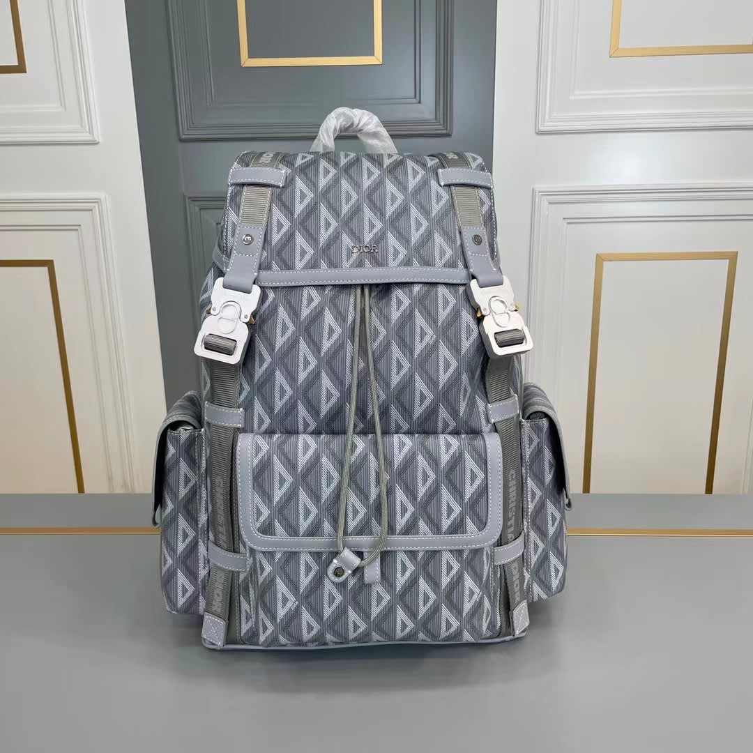 Dior Grey Premium Saddle Bag-0