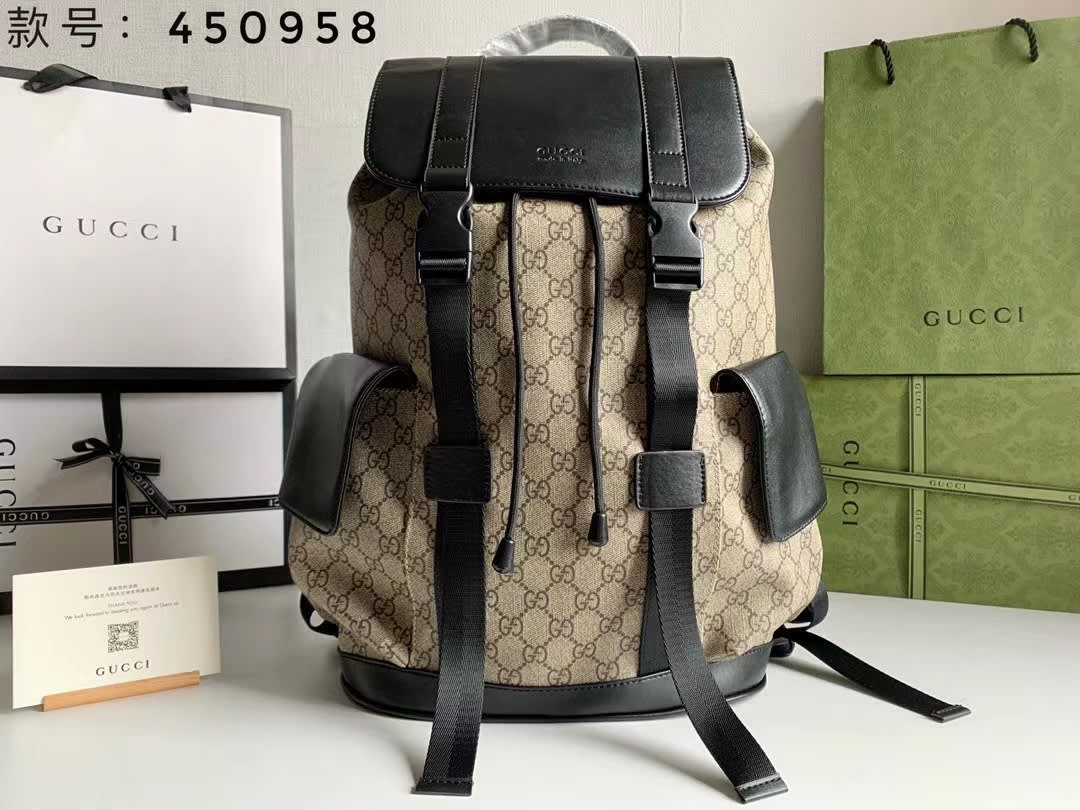Gucci Brown Premium Backpack-0