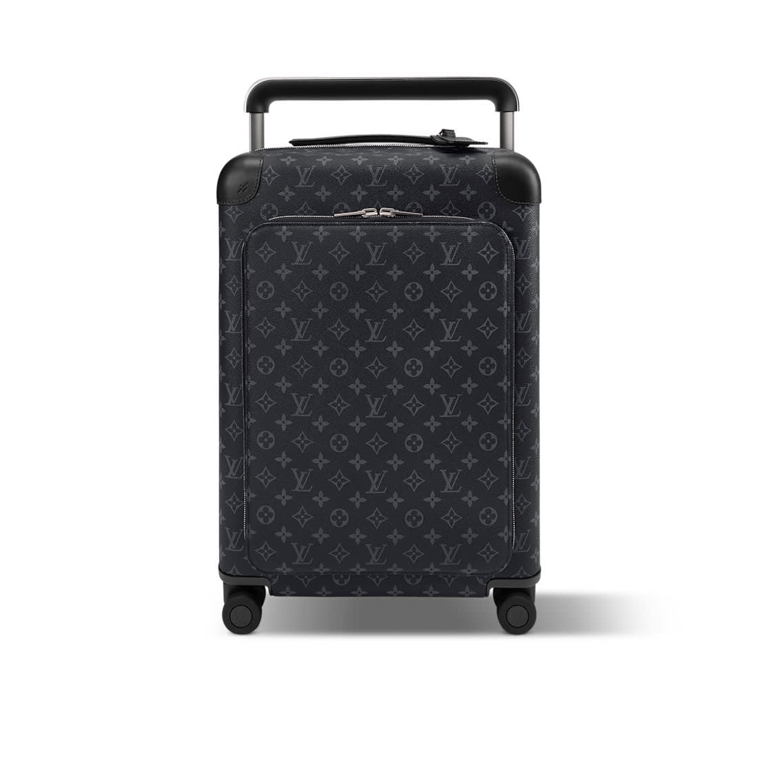 Louis Vuitton Black Premium Cabin Trolley Bag with Front zipped compartment-0