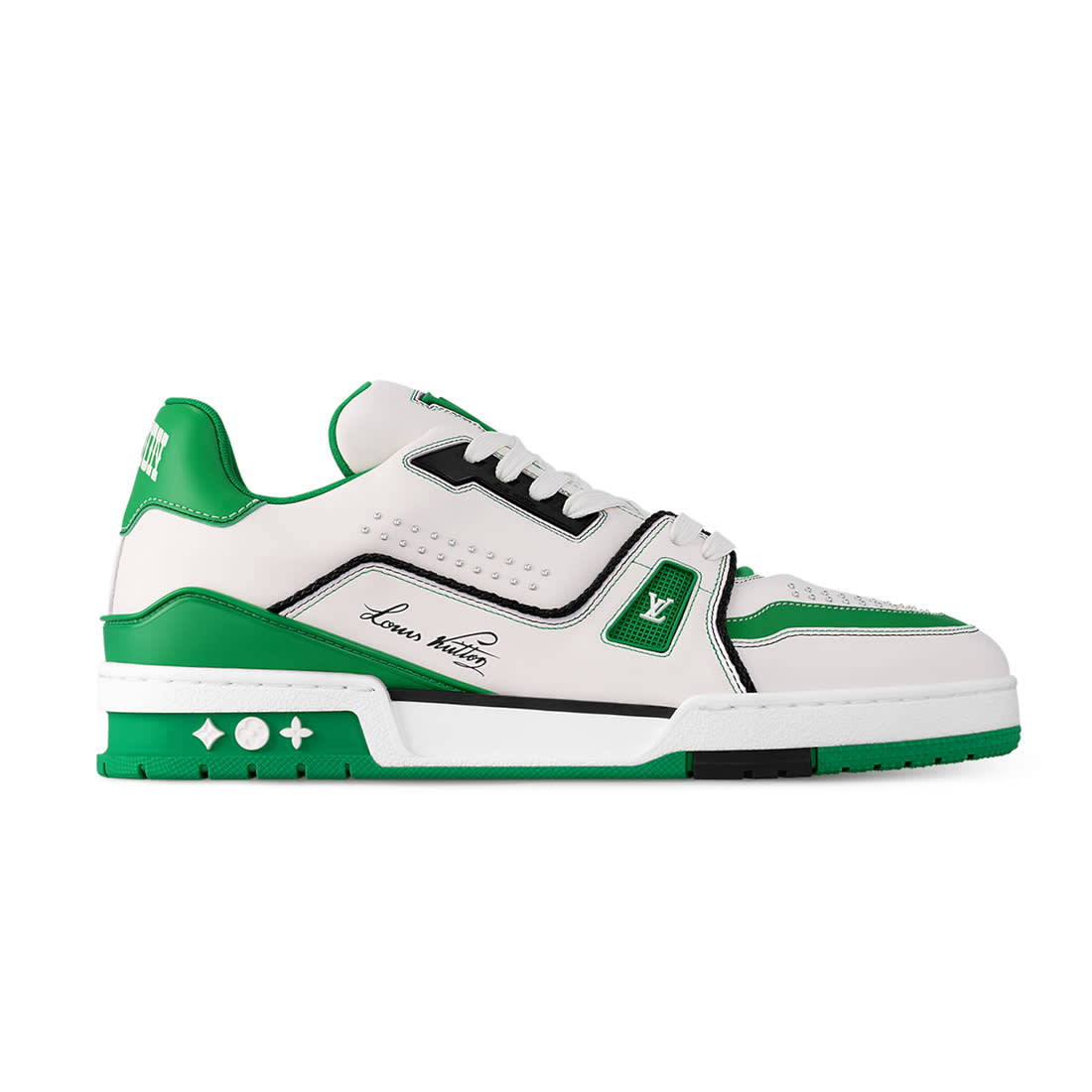 Louis Vuitton Green Premium Quality Sneakers-1