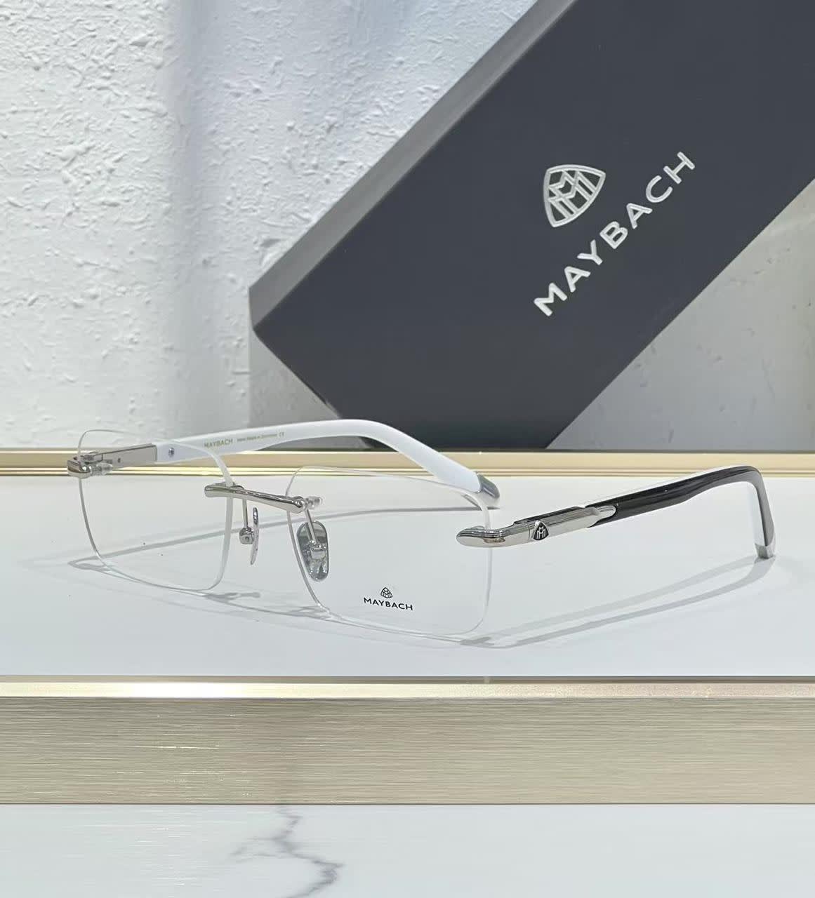 Maybach Silver Luxury Frameless Sunglasses-0