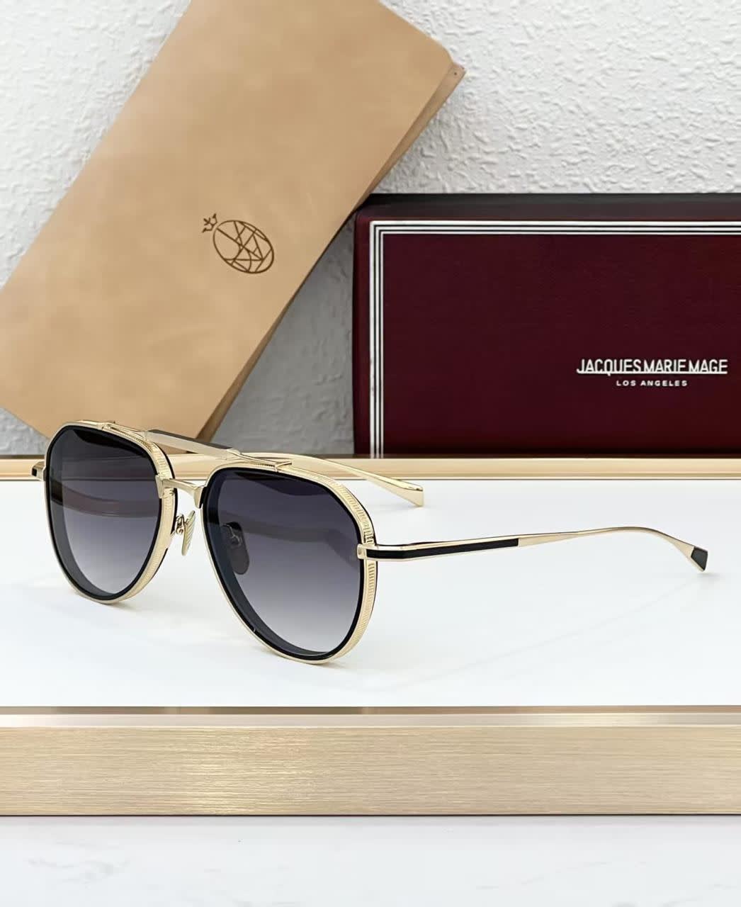 Jacques Marie Mage Black Luxury Sunglasses-0