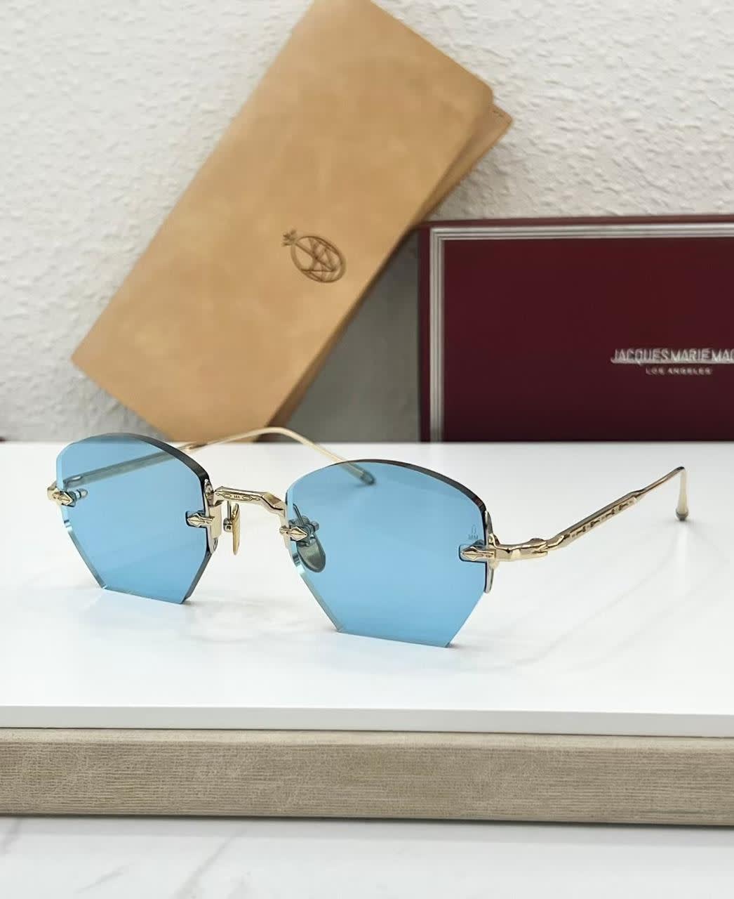 Jacques Marie Mage Skyblue Luxury Sunglasses-0