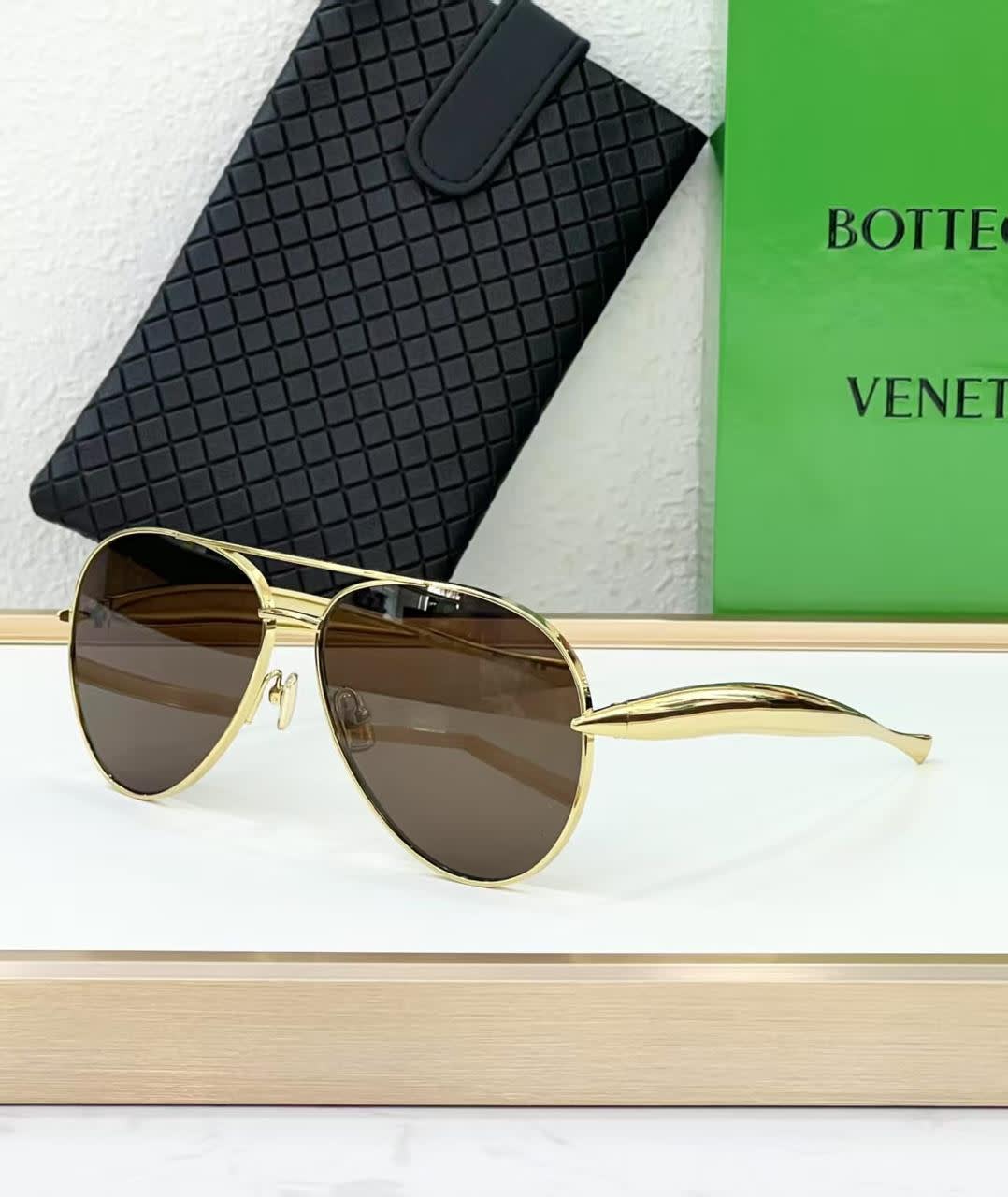 Bottega Veneta Brown Luxury Sunglasses-0